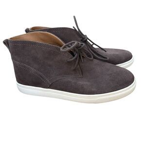 Lucky Brand Women's Lorelle Suede Leather Shoe High Top Lace Up Sneakers sz 8.5